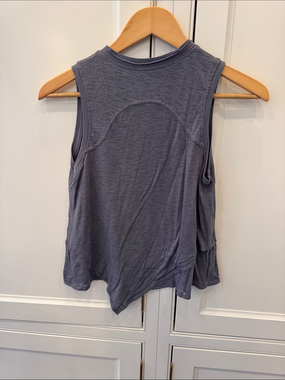 lululemon athletica Gray Sleeveless Tank Top